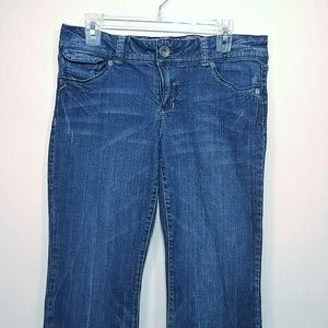 XOXO Boot Cut Jeans Whiskering distressed sz 11/12
